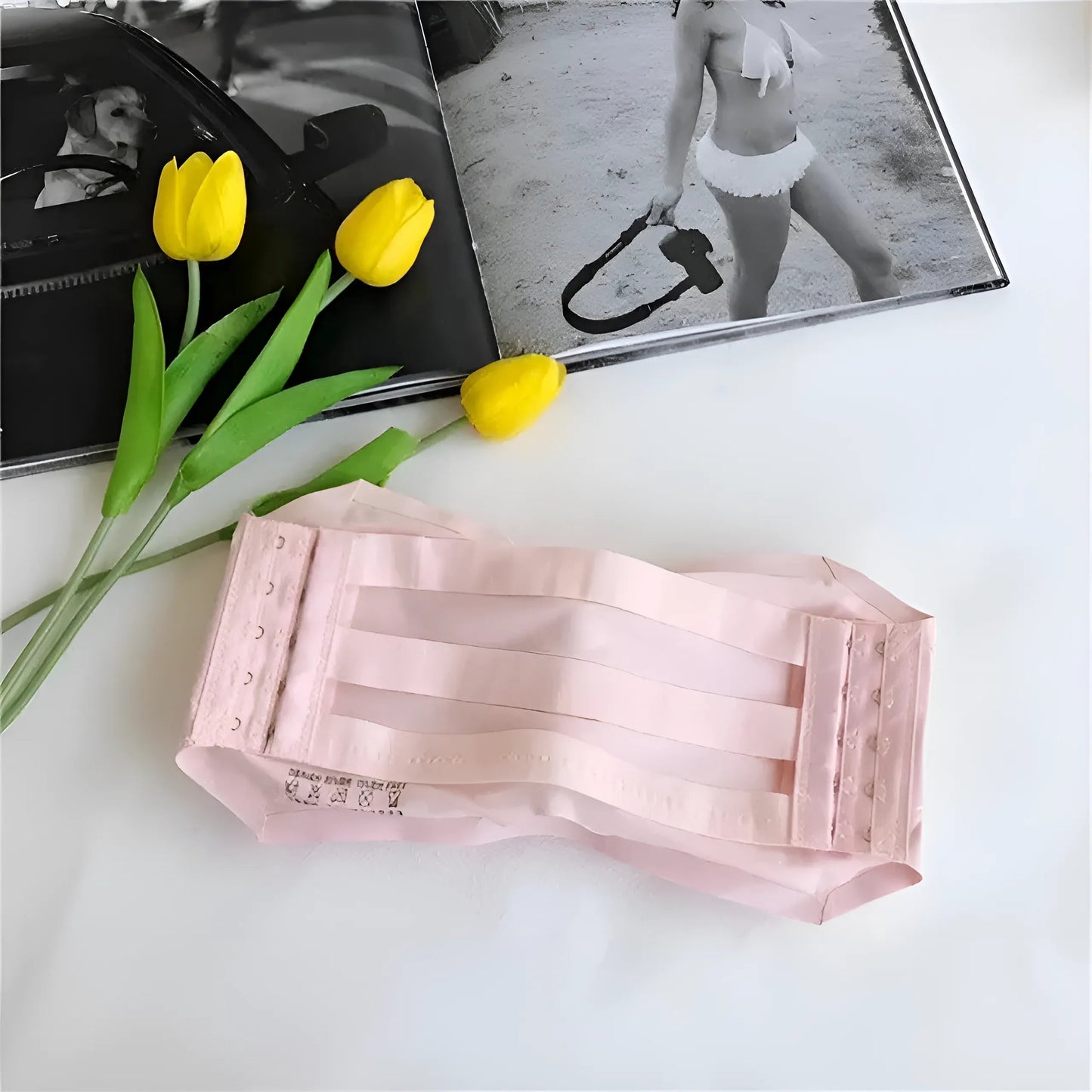 Rose Soutien-gorge bandeau ajustable universel