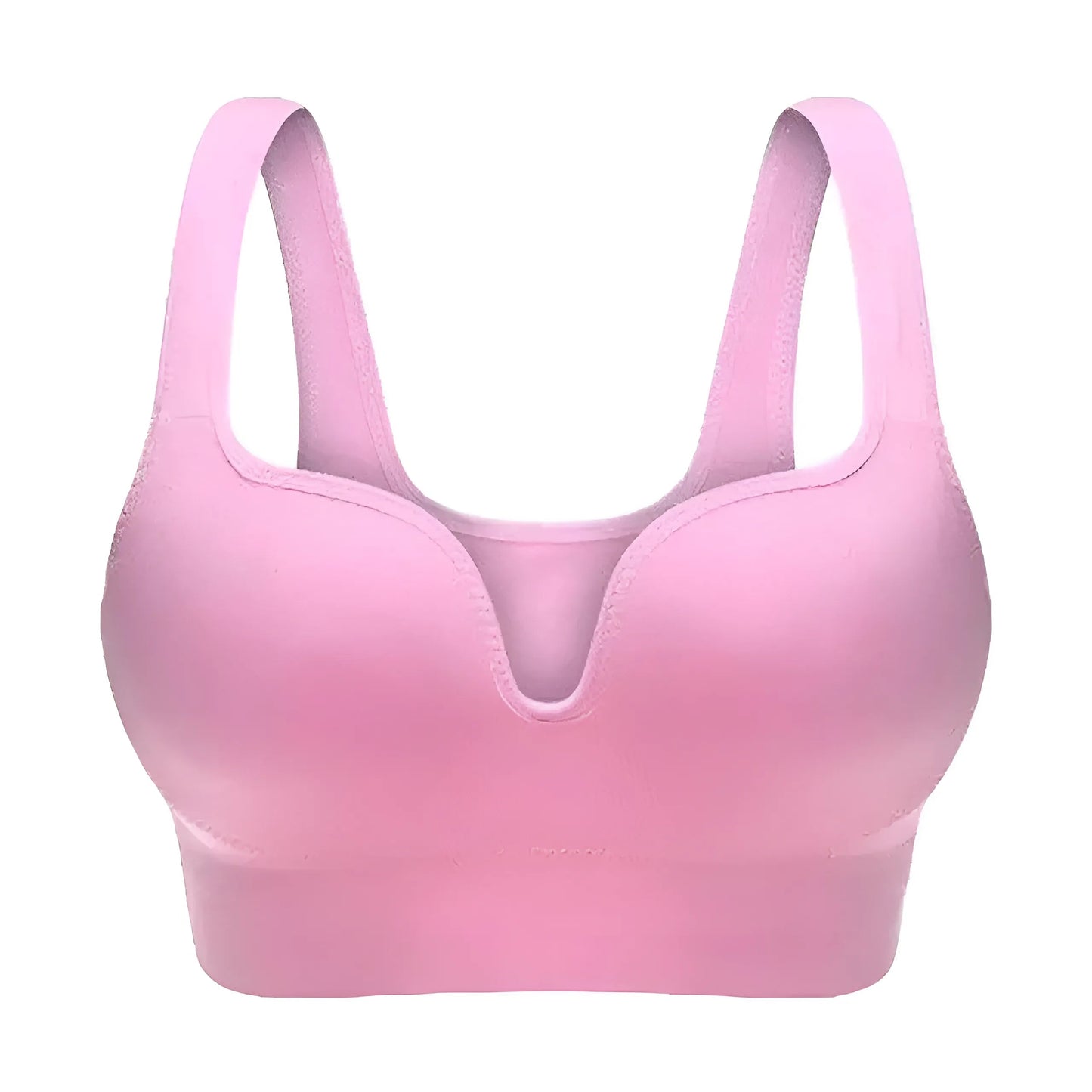 Rose Soutien-gorge de sport à coupe classique