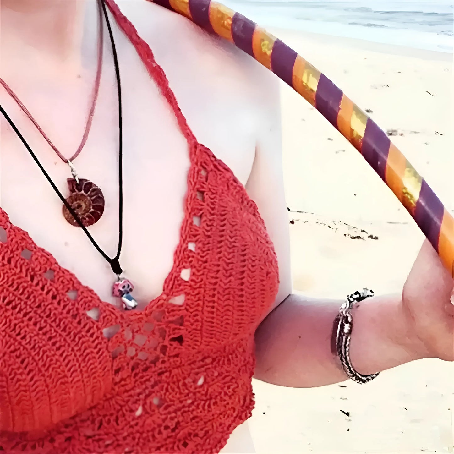 Rouge Bralette en crochet