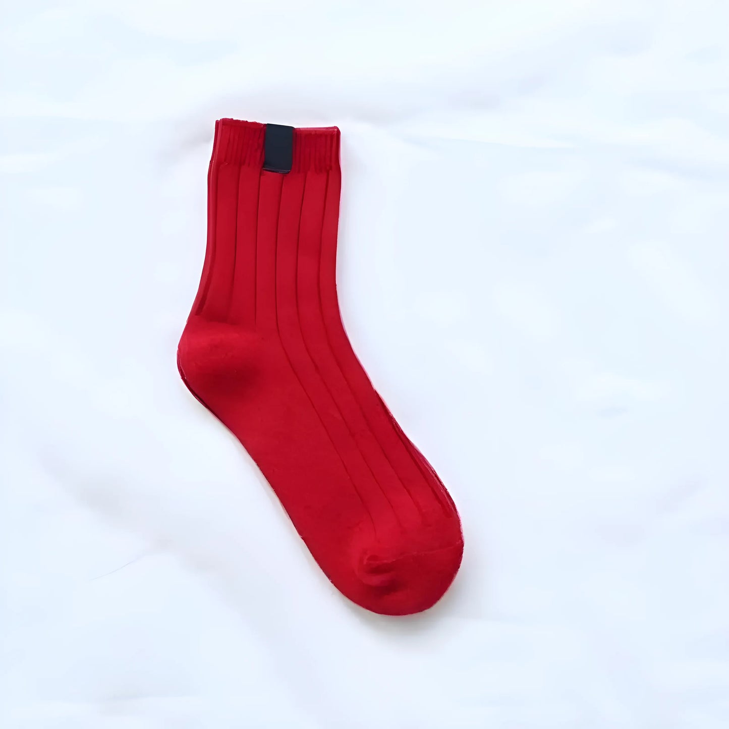 Rouge Chaussettes rayées