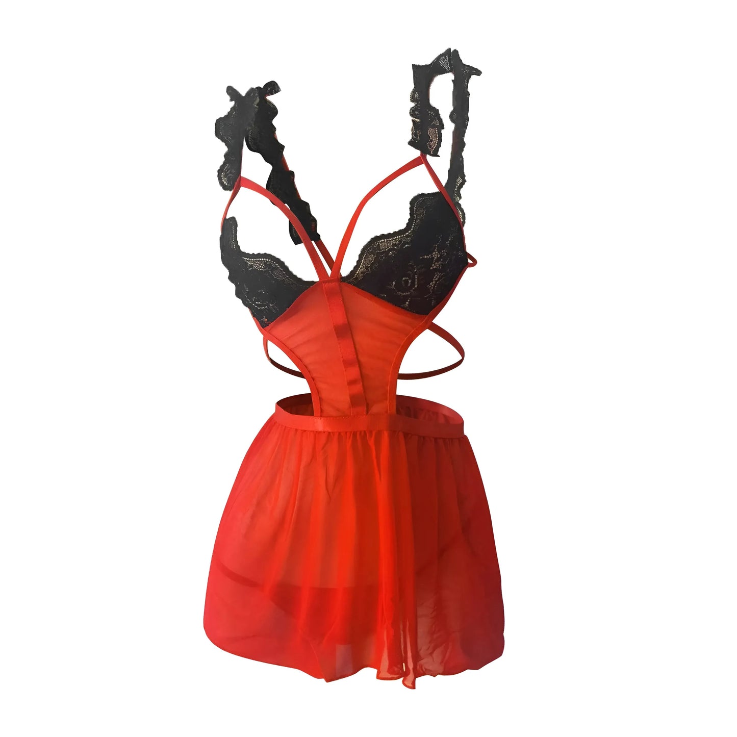 Rouge Nuisette sans dos