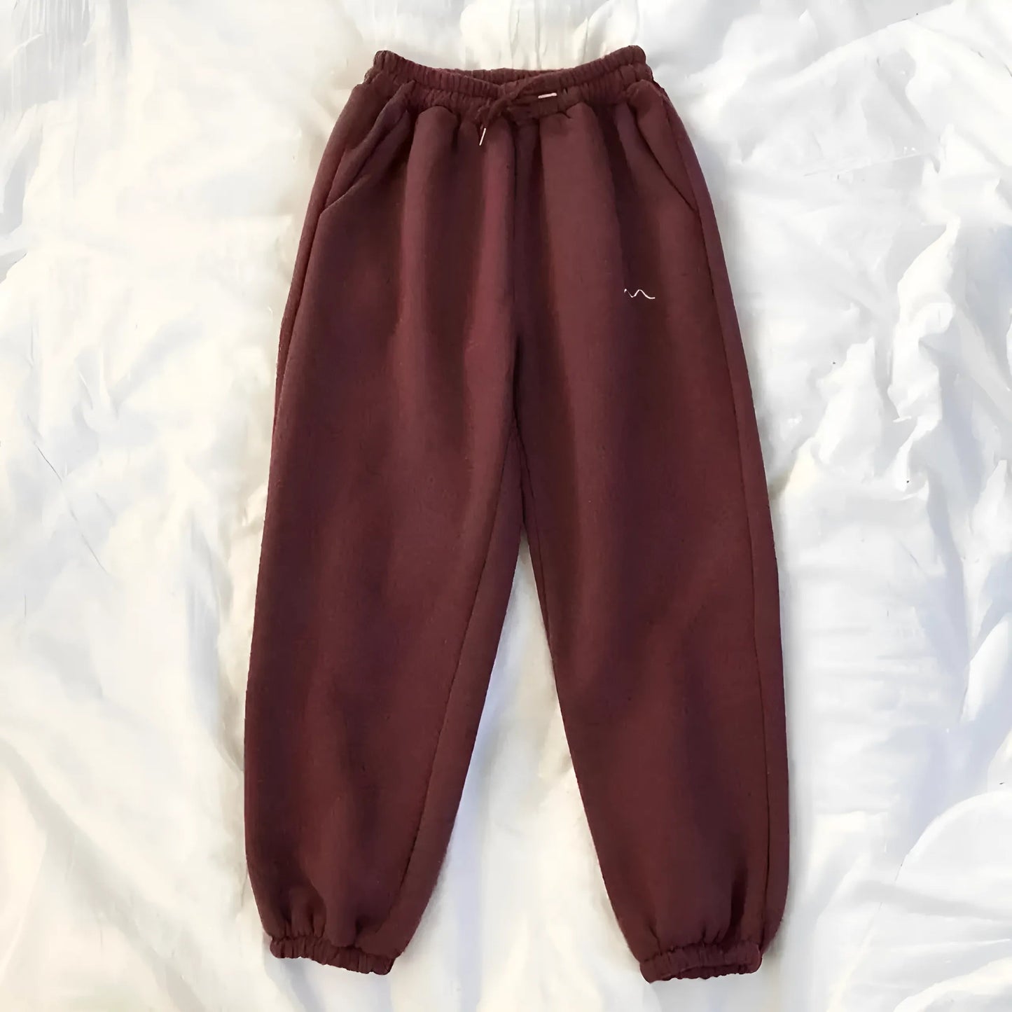 Rouge Pantalons de survêtement simples