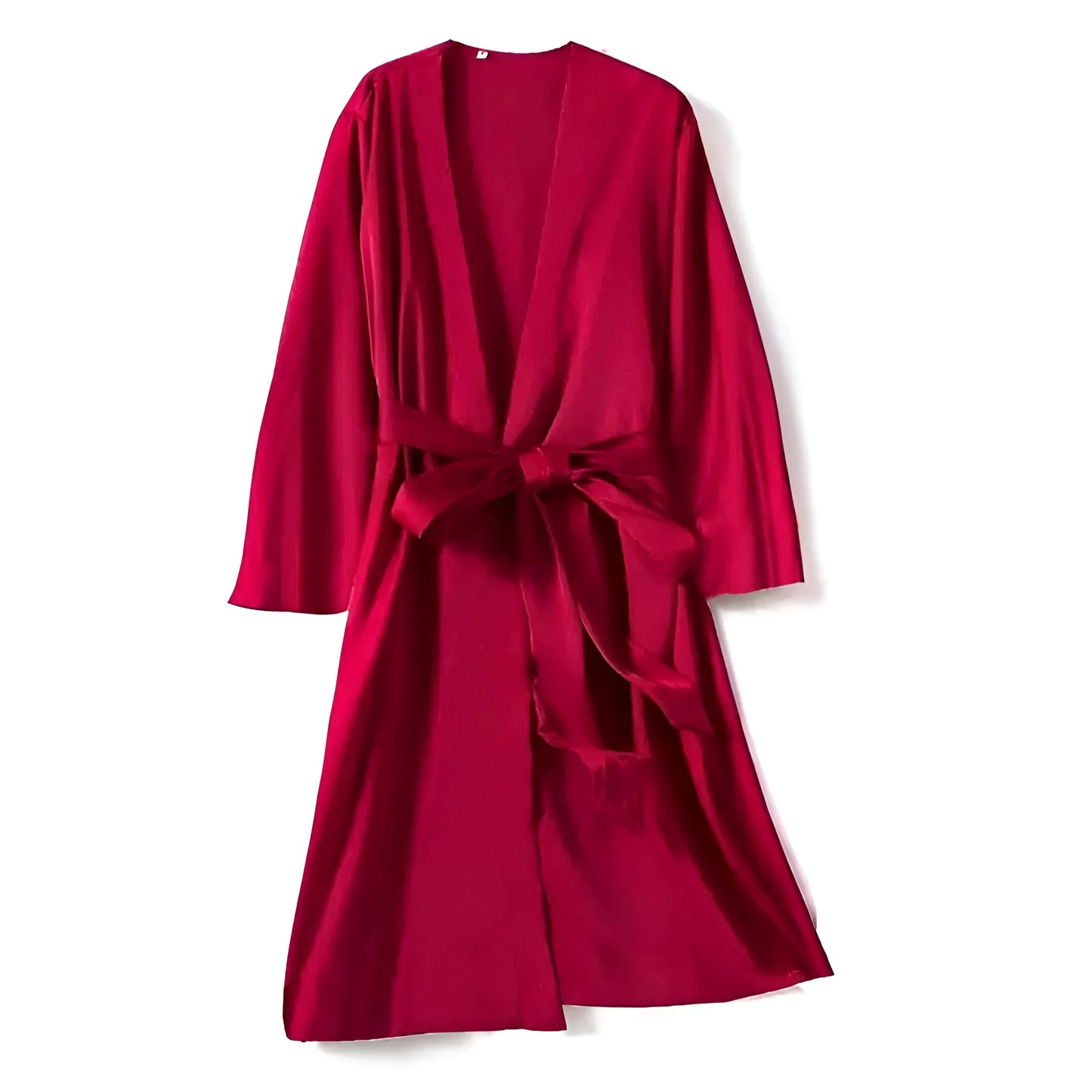 Rouge Peignoir classique pour femmes