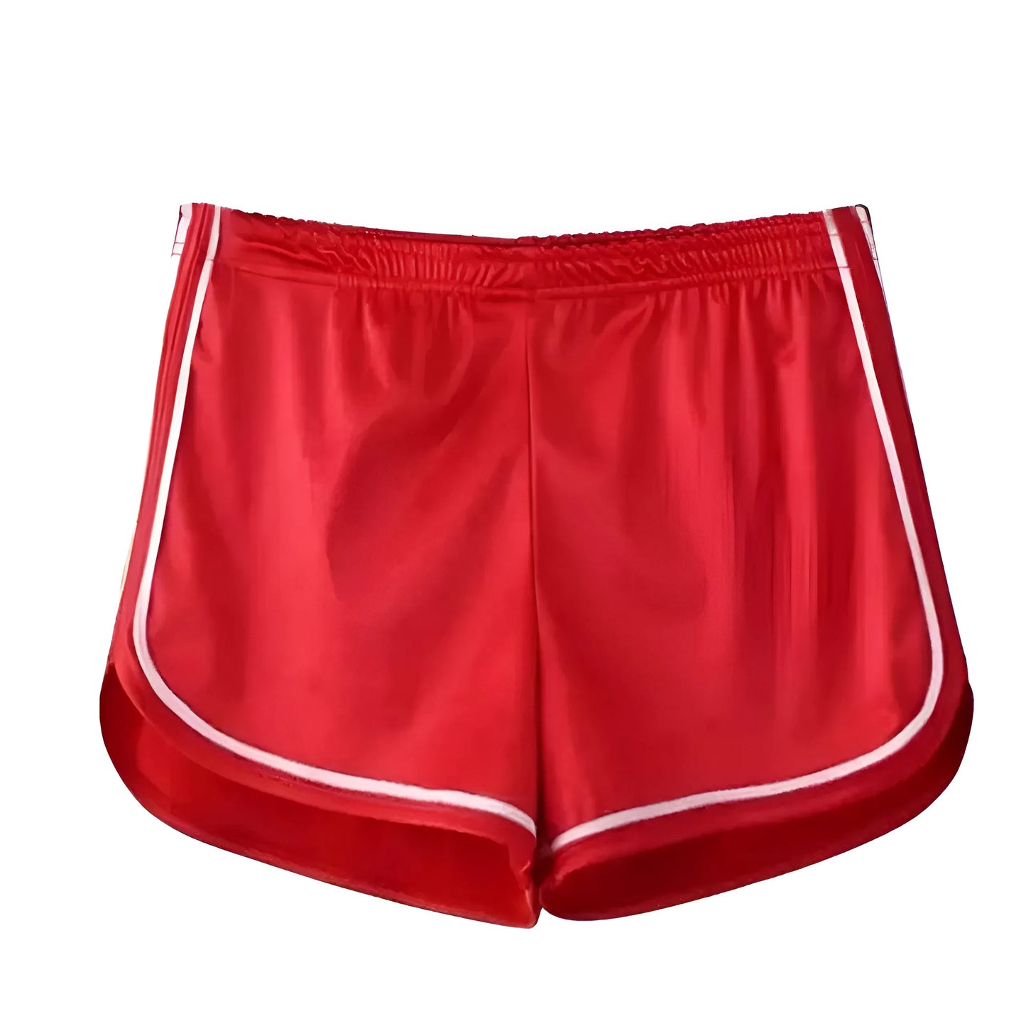 Rouge Shorts de sport scintillants