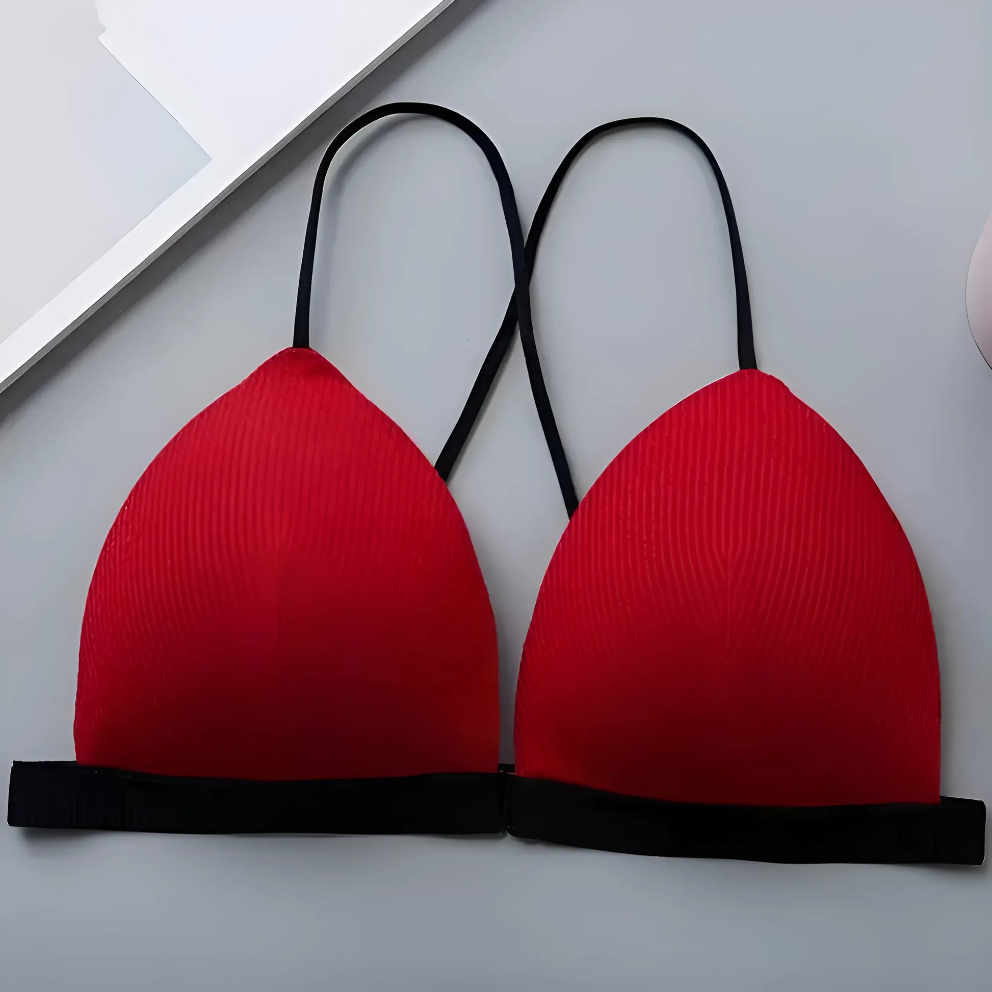 Rouge Soutien-gorge push-up classique