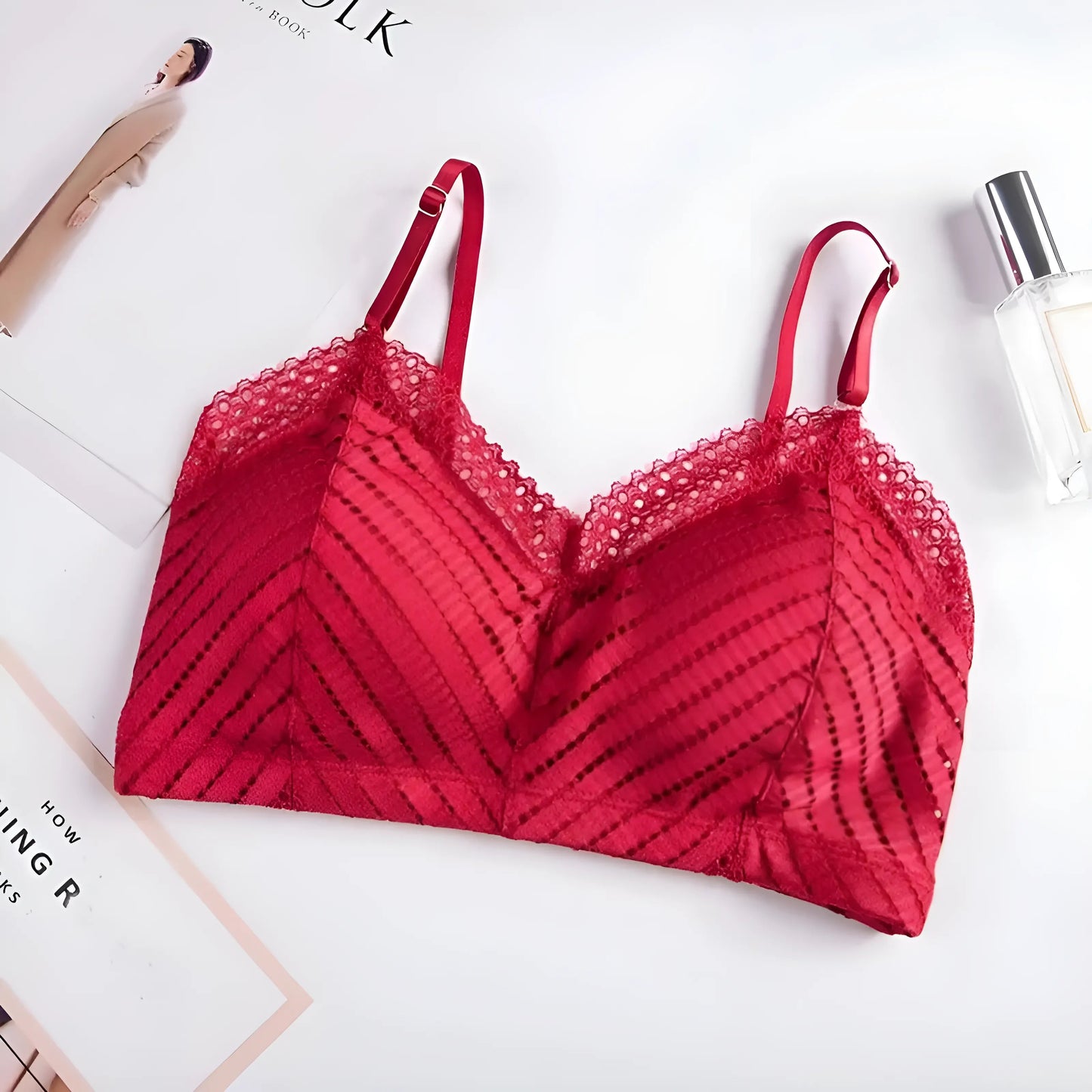 Rouge Soutien-gorge push-up universel