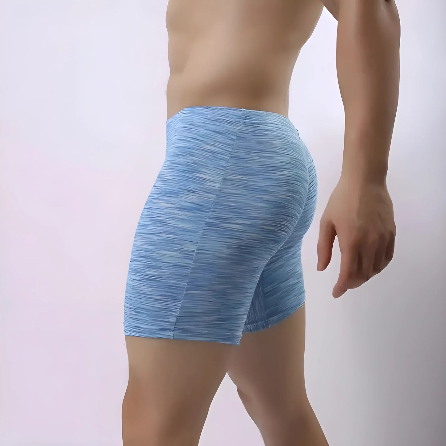 Shorts boxers longs respirants pour hommes