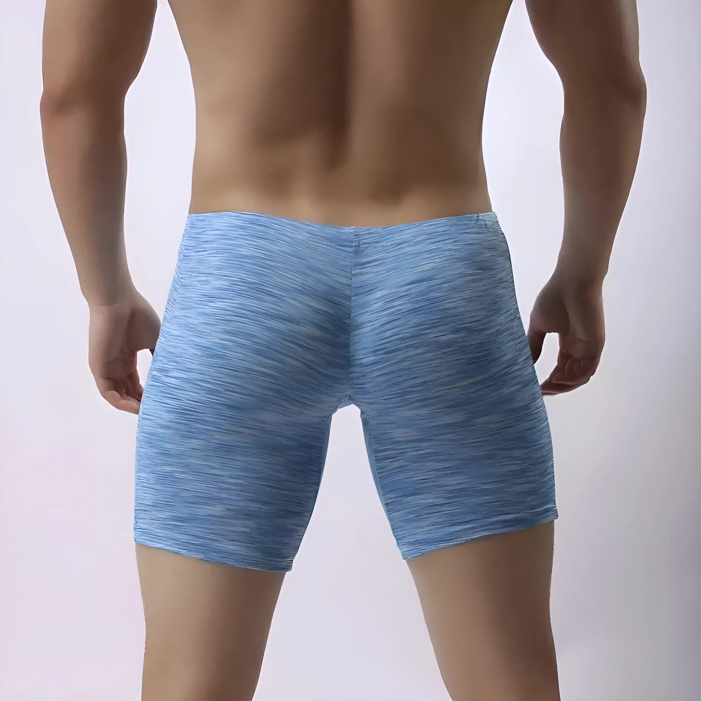 Shorts boxers longs respirants pour hommes
