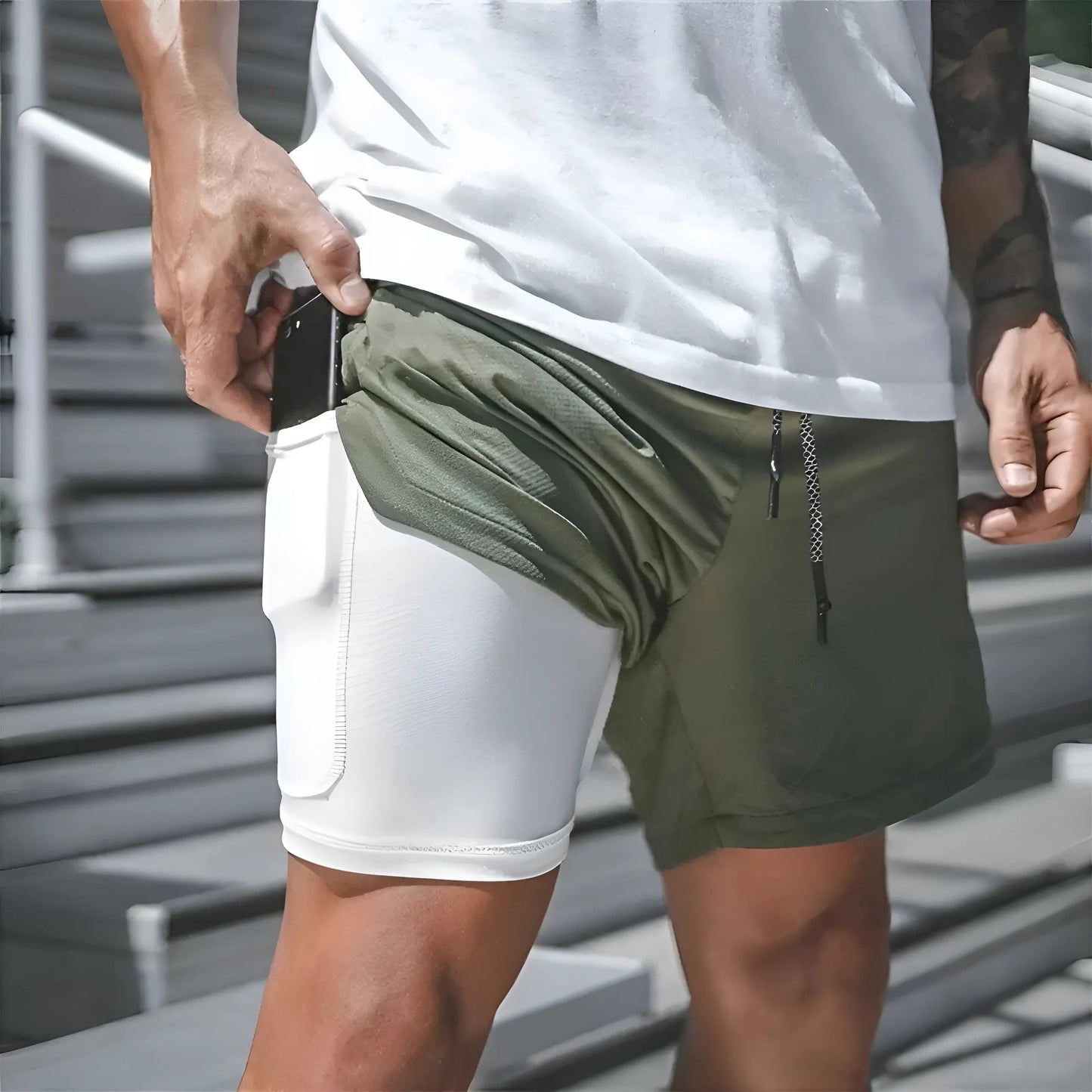 Shorts de bain longs pour hommes