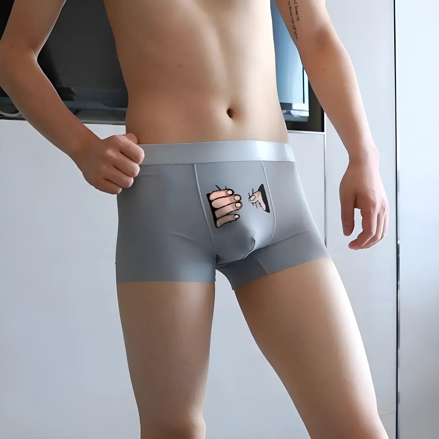 Shorts de bain pour hommes avec imprimé amusant