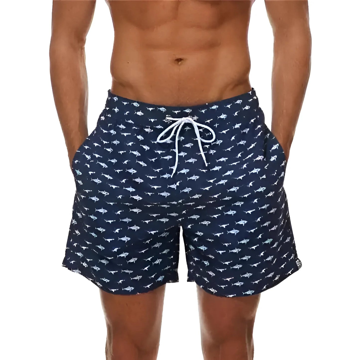 Shorts de bain pour hommes avec imprimé coloré