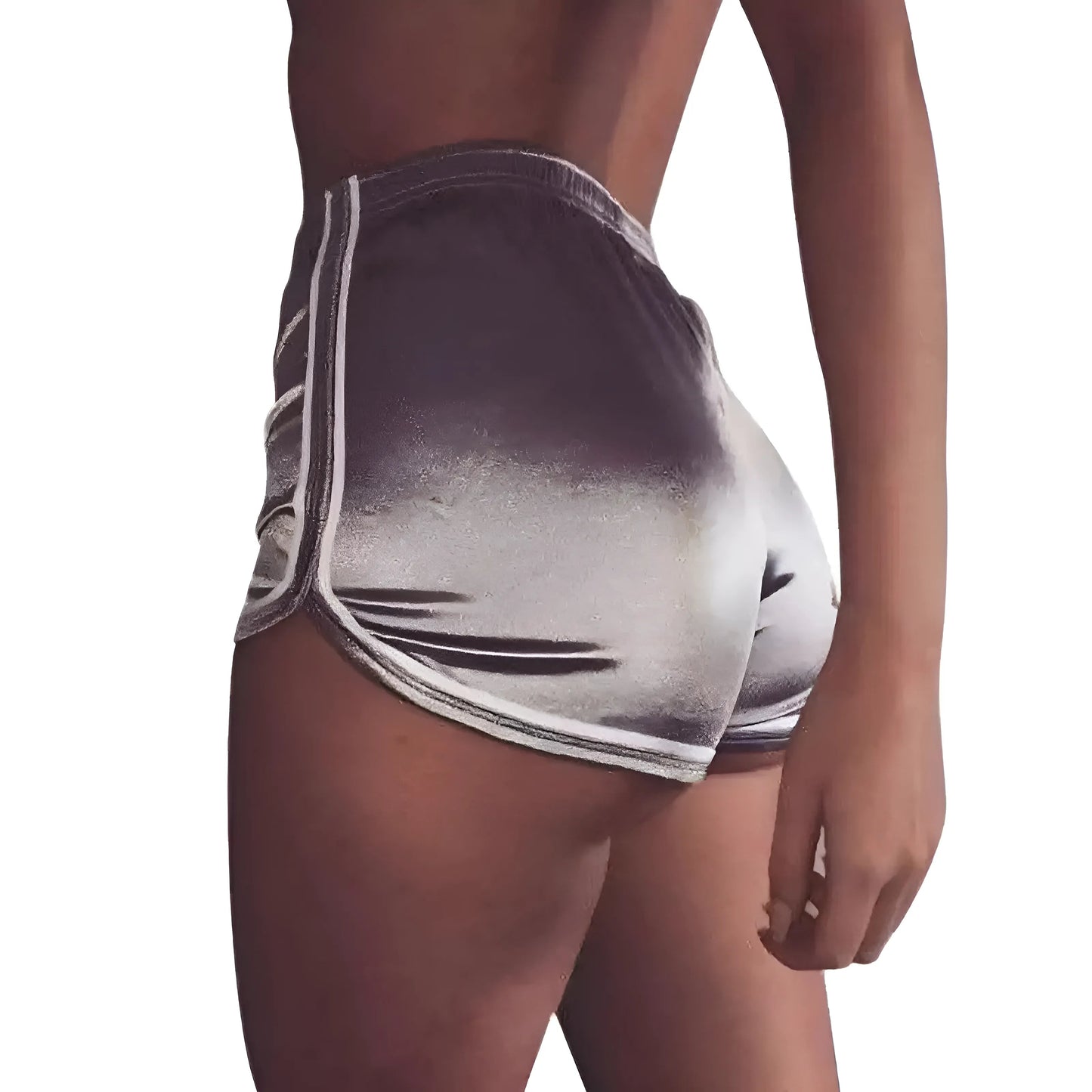 Shorts de sport scintillants