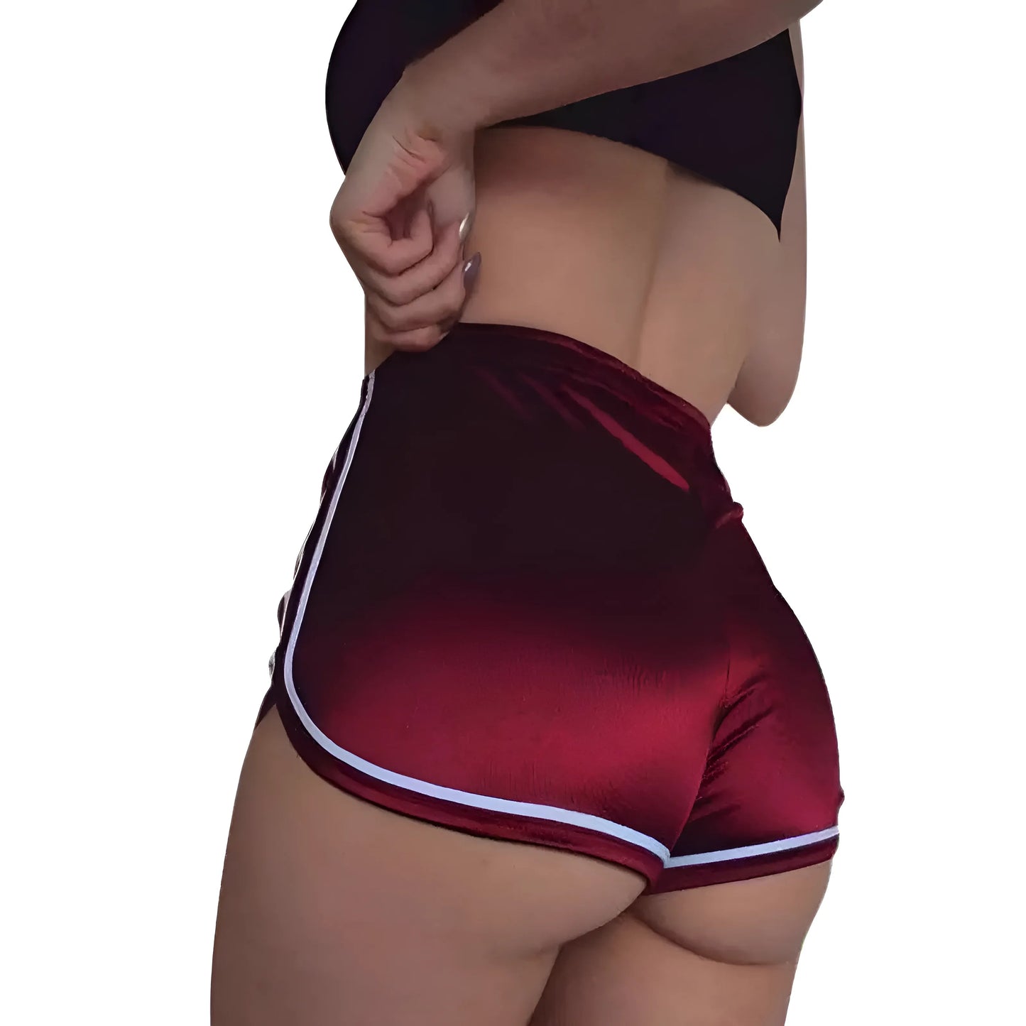 Shorts de sport scintillants