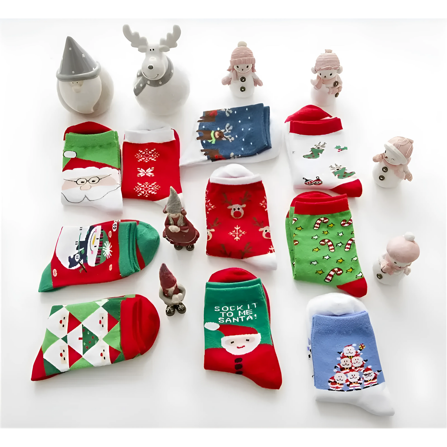 Chaussettes de Noël - Pack de 5