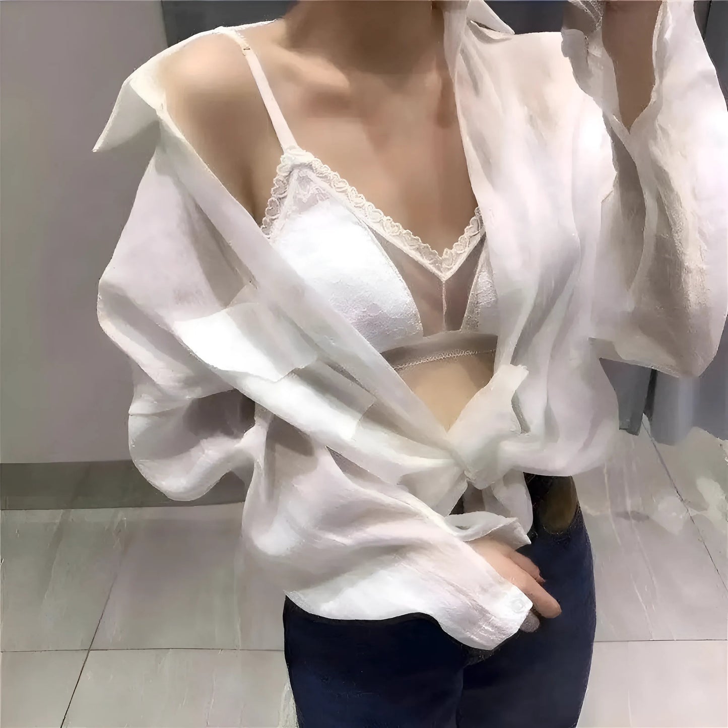 Soutien-gorge bralette à bretelles