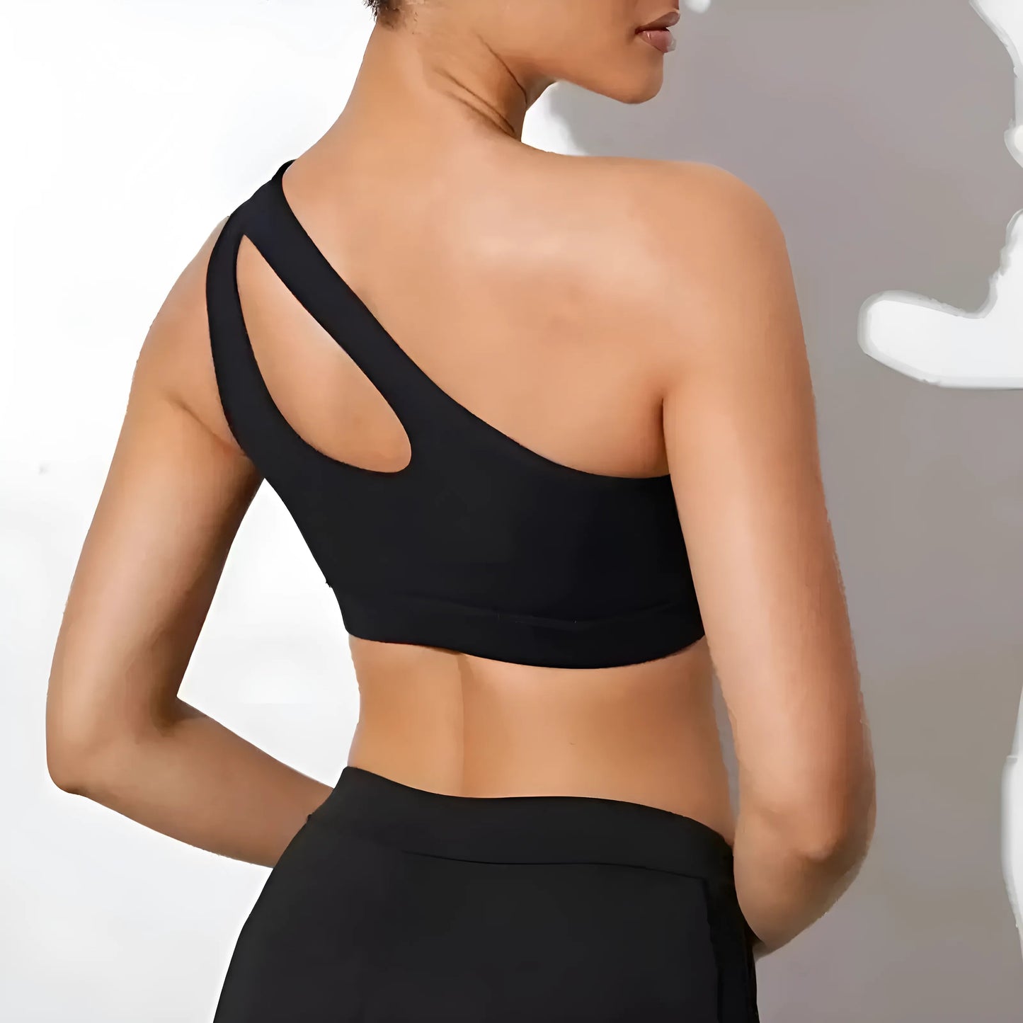 Soutien-gorge de sport asymétrique