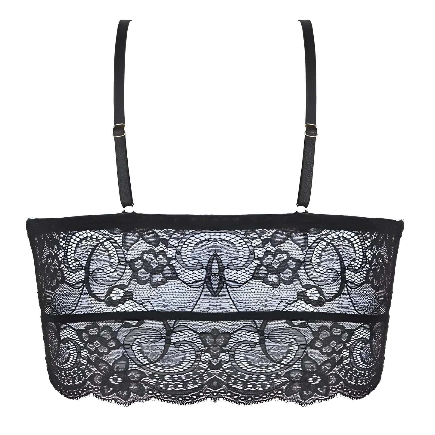 Soutien-gorge en dentelle avec bordure à volants
