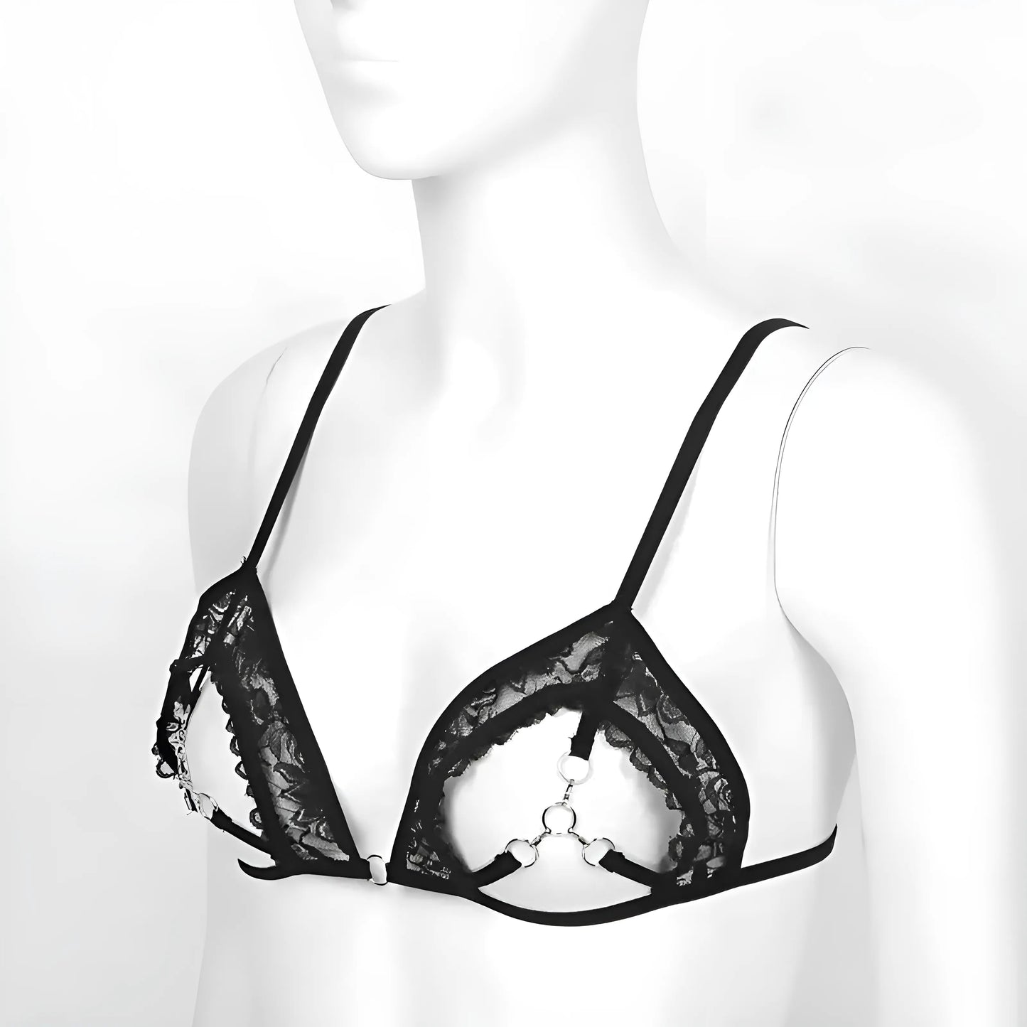 Soutien-gorge en dentelle avec détail découpé