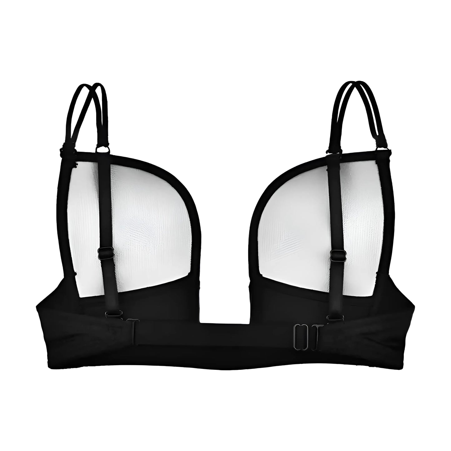 Soutien-gorge push-up avec pont bas et bretelles amovibles