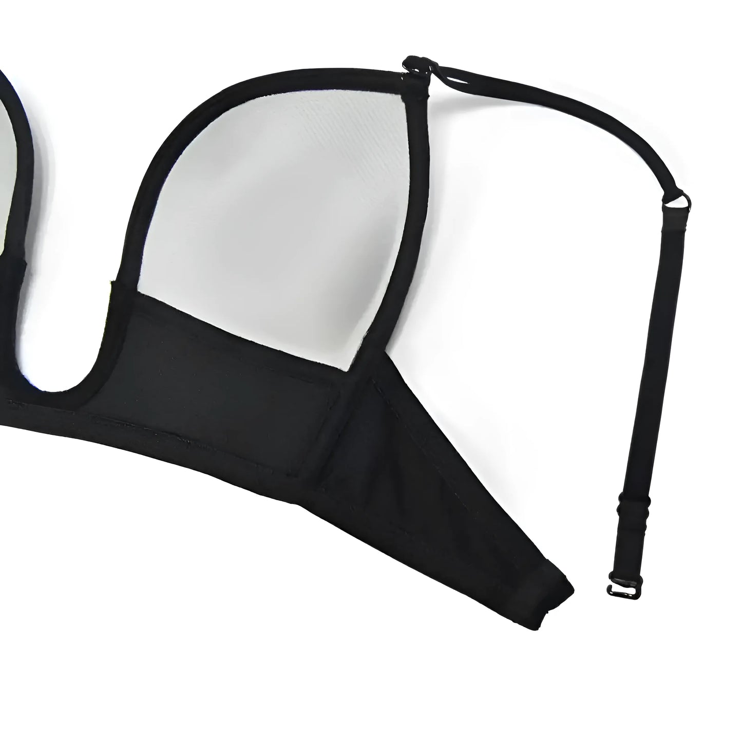 Soutien-gorge push-up avec pont bas et bretelles amovibles