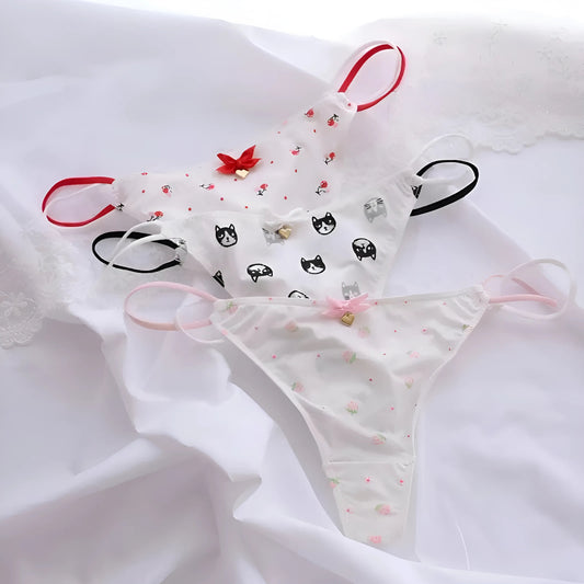 String de femme à lanières