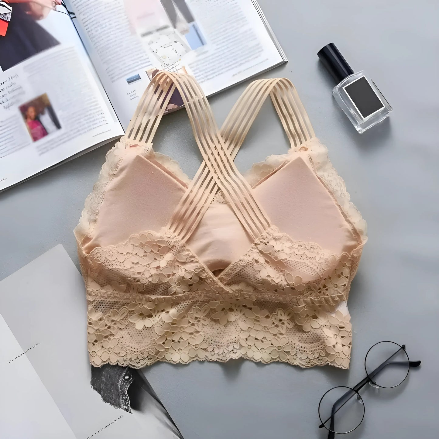 Top en dentelle