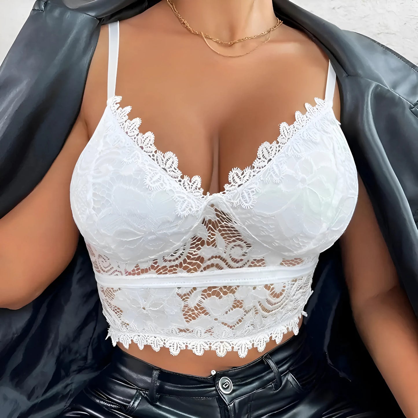 Top en dentelle bralette