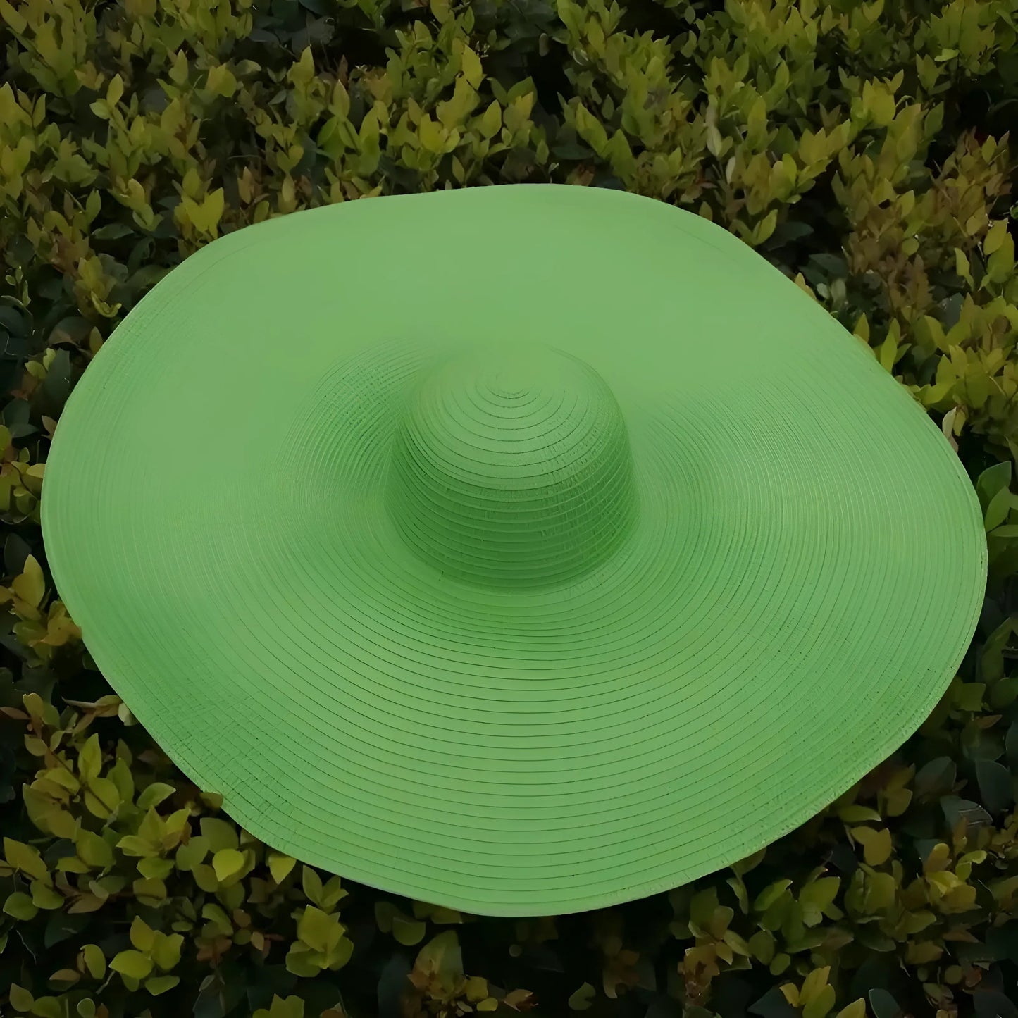Vert Chapeau de plage à large bord