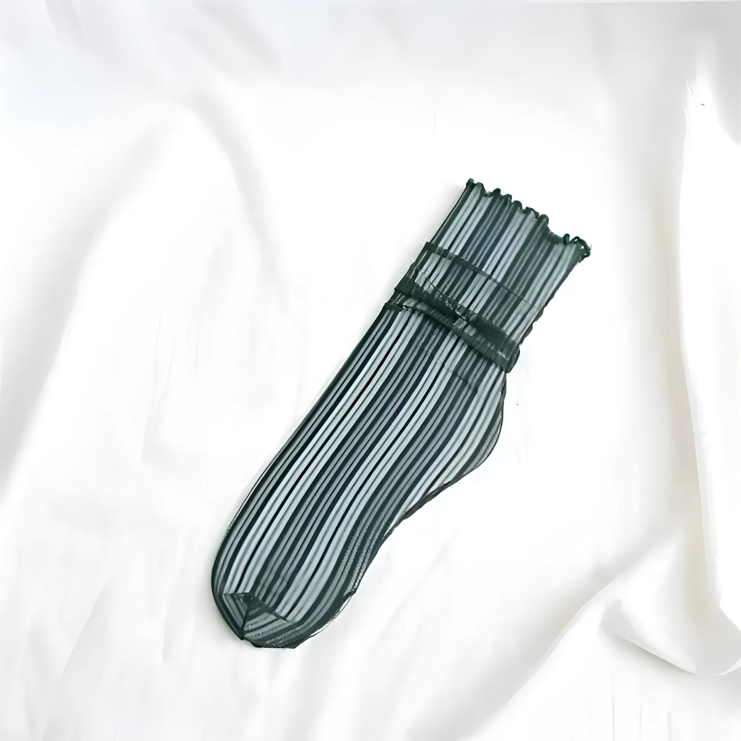 Vert Chaussettes de cheville décoratives