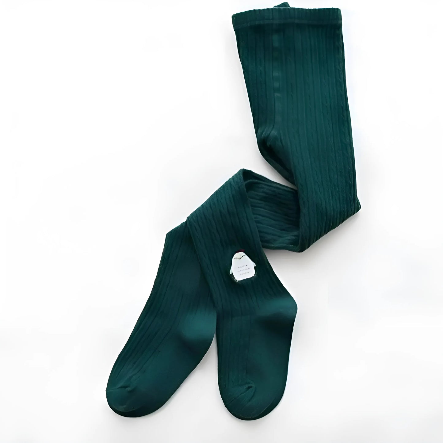 Vert Collants pour enfants avec des motifs d'animaux