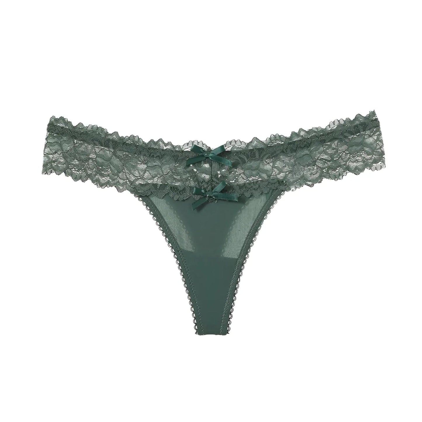 Vert Culottes pour femmes avec dentelle