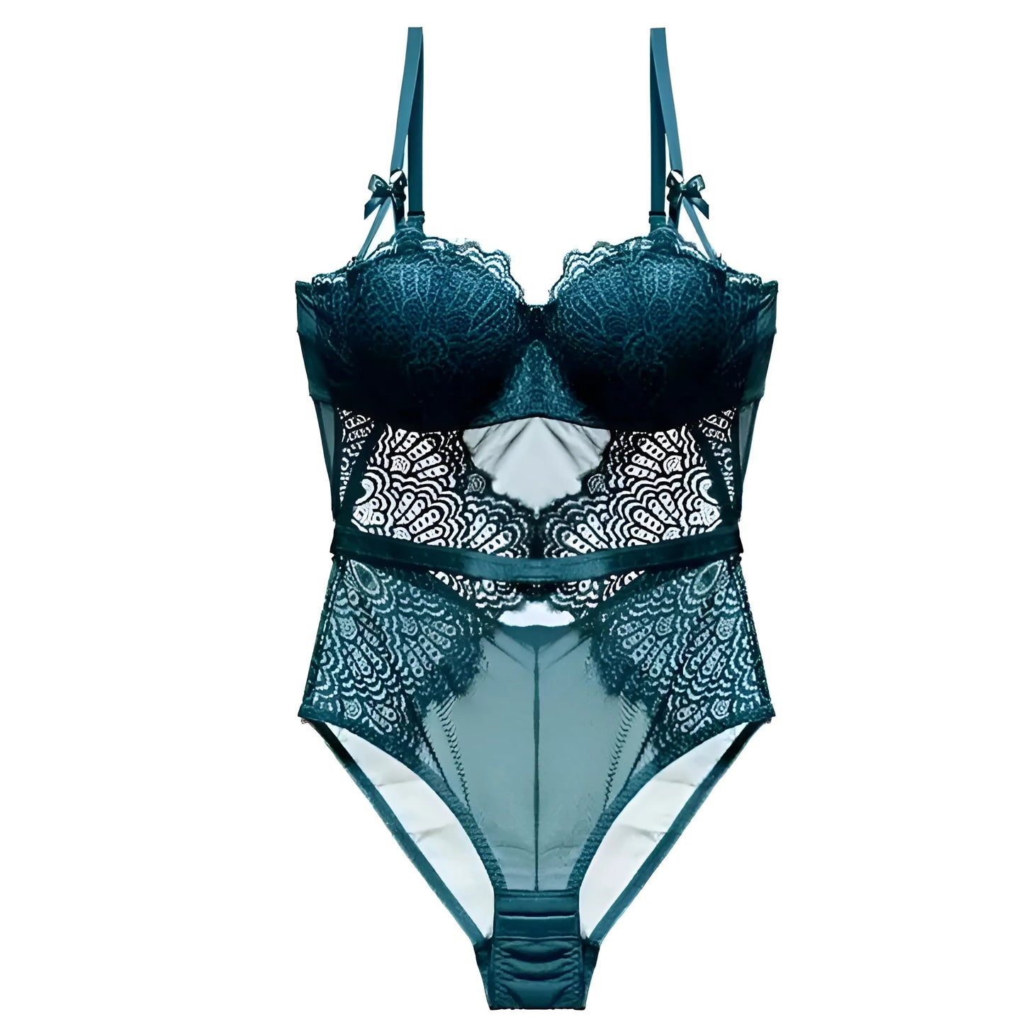 Vert Robes corset avec des nœuds