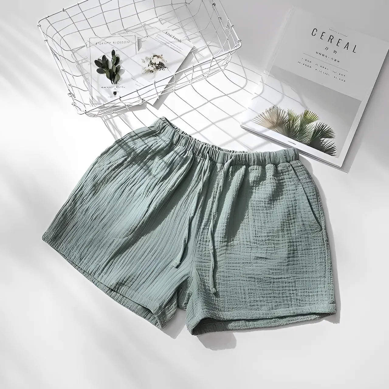 Vert Shorts de sommeil