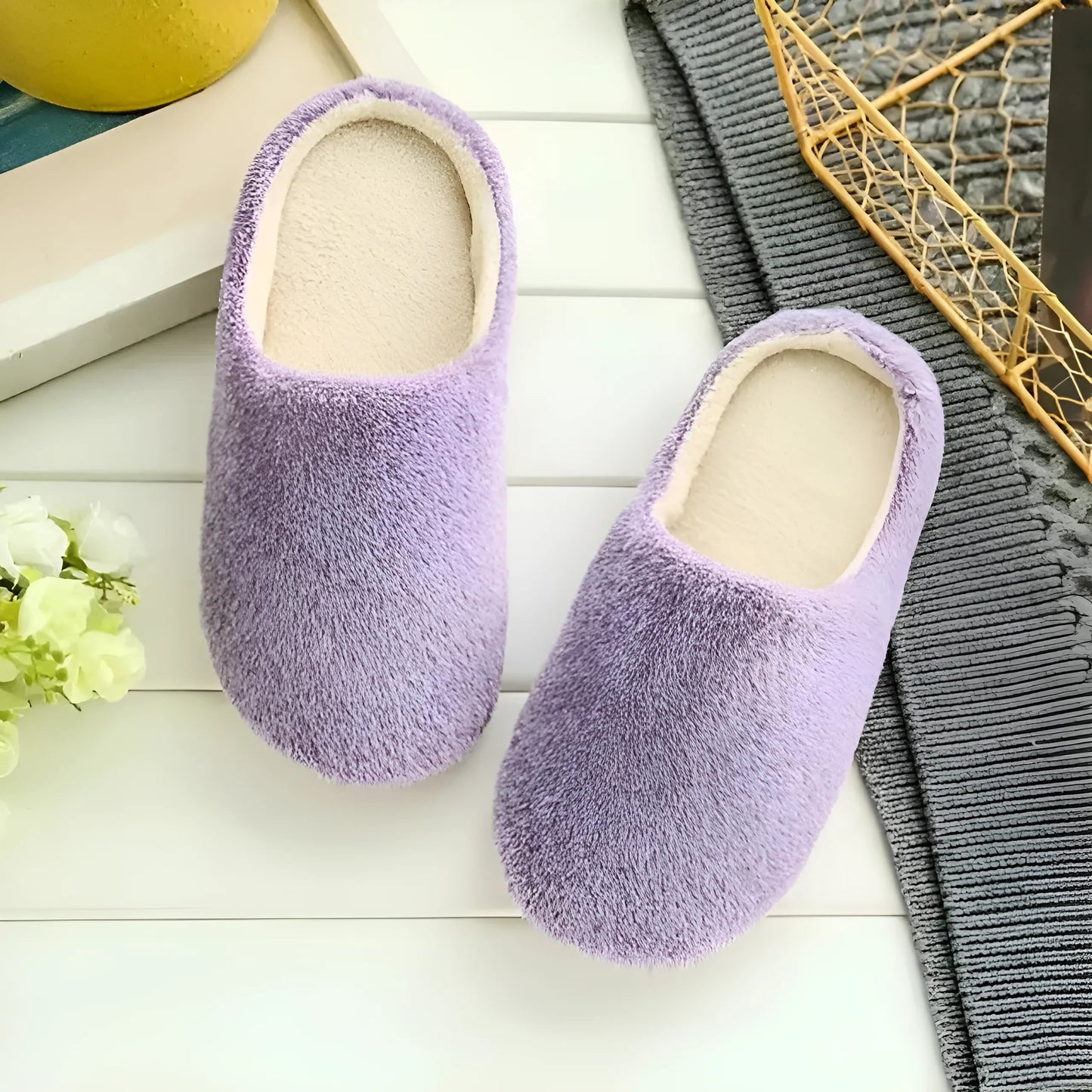 Violet Chaussons classiques pour femmes