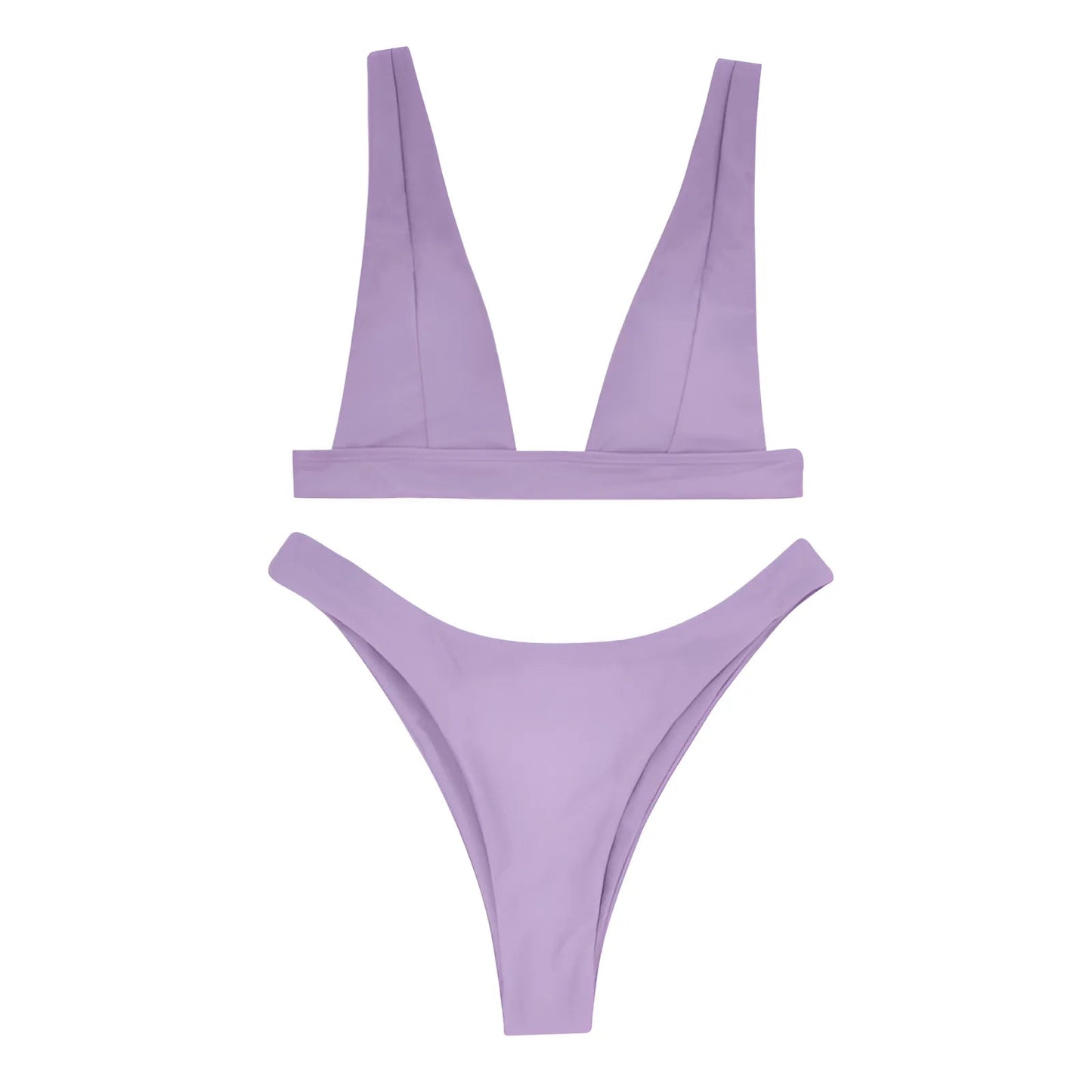 Violet clair Maillot de bain universel en deux pièces
