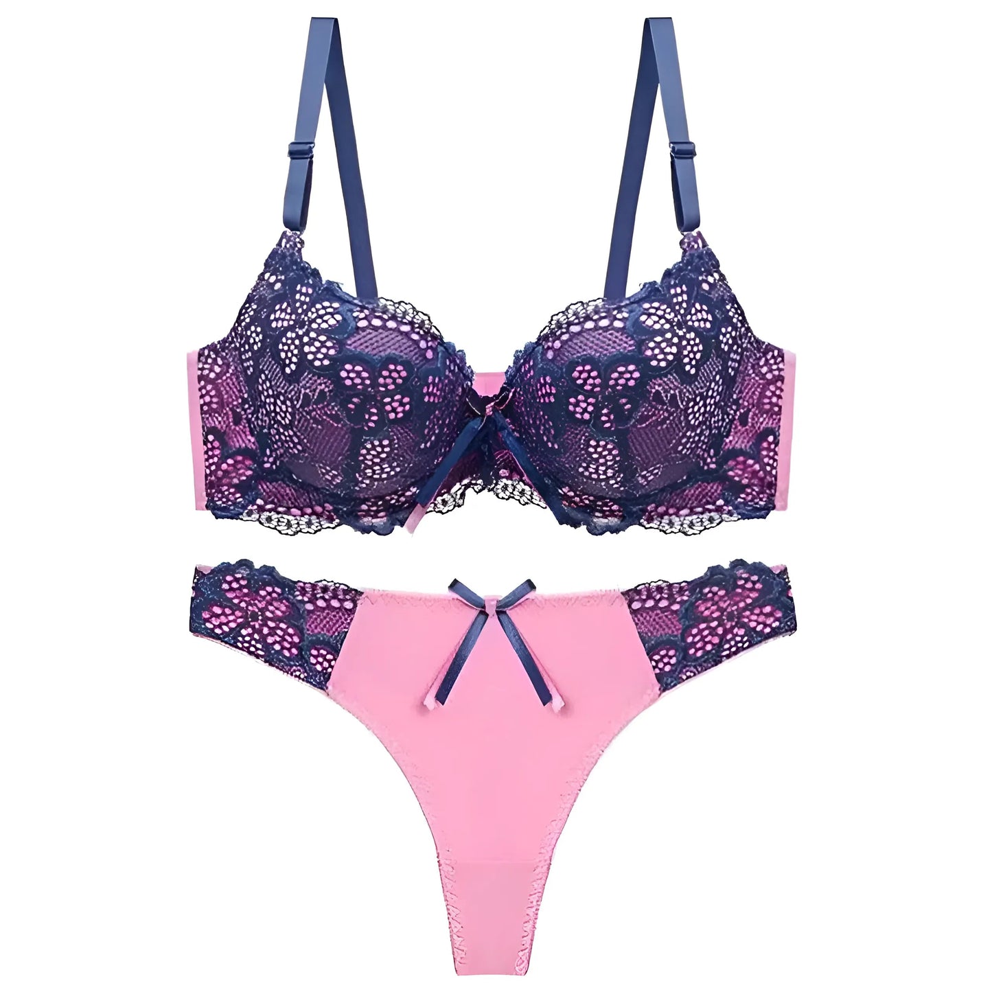 Violet Ensemble de lingerie en dentelle classique