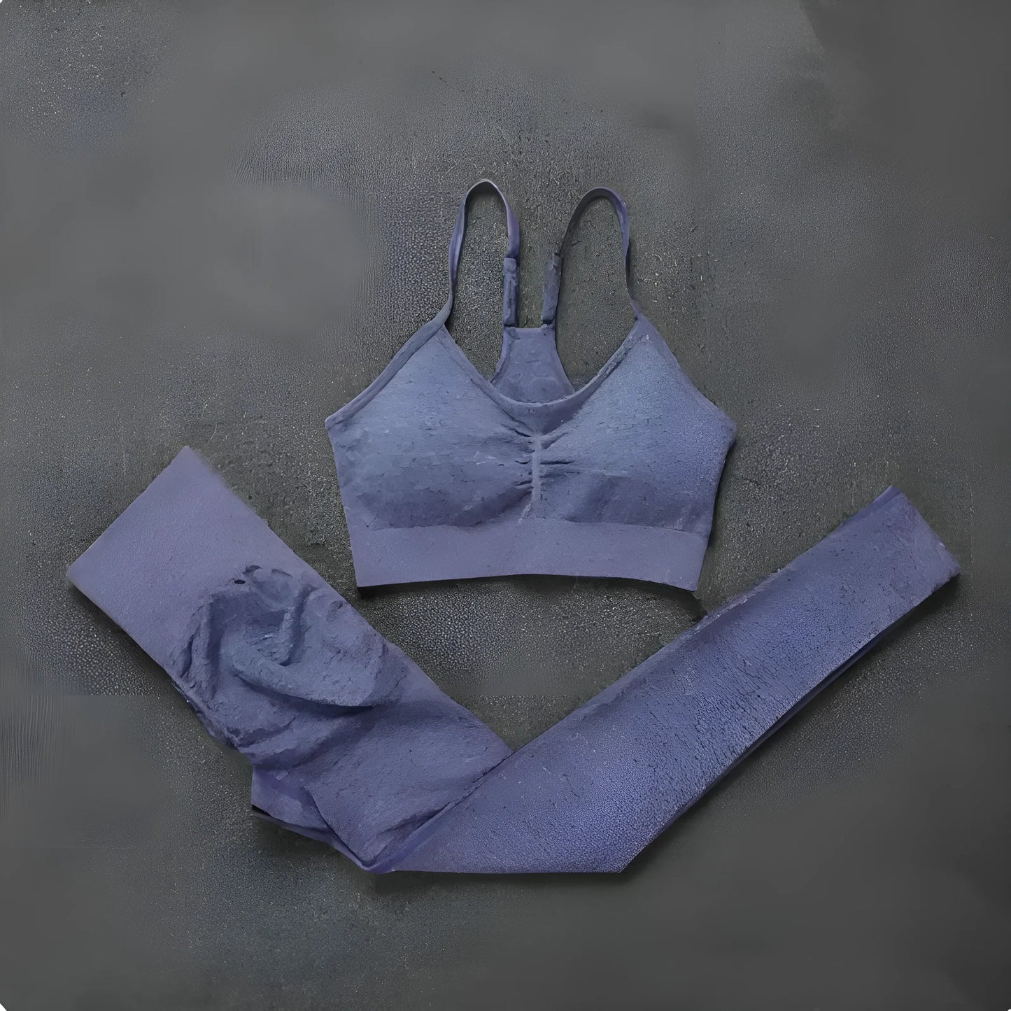 Violet Ensemble de sport à bretelles fines