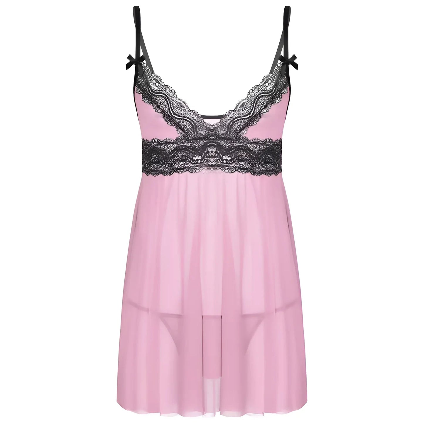 Violet Robe de nuit cintrée à la taille