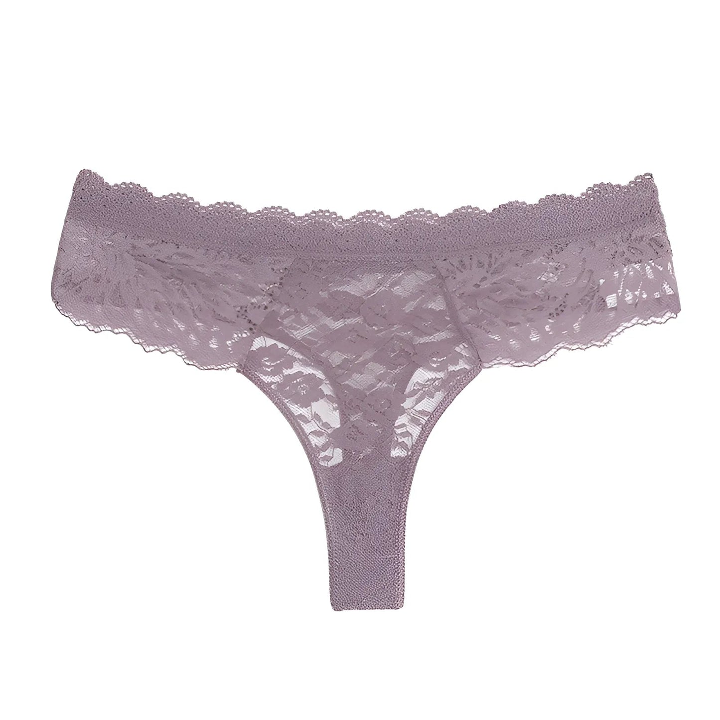 Violet String en dentelle classique