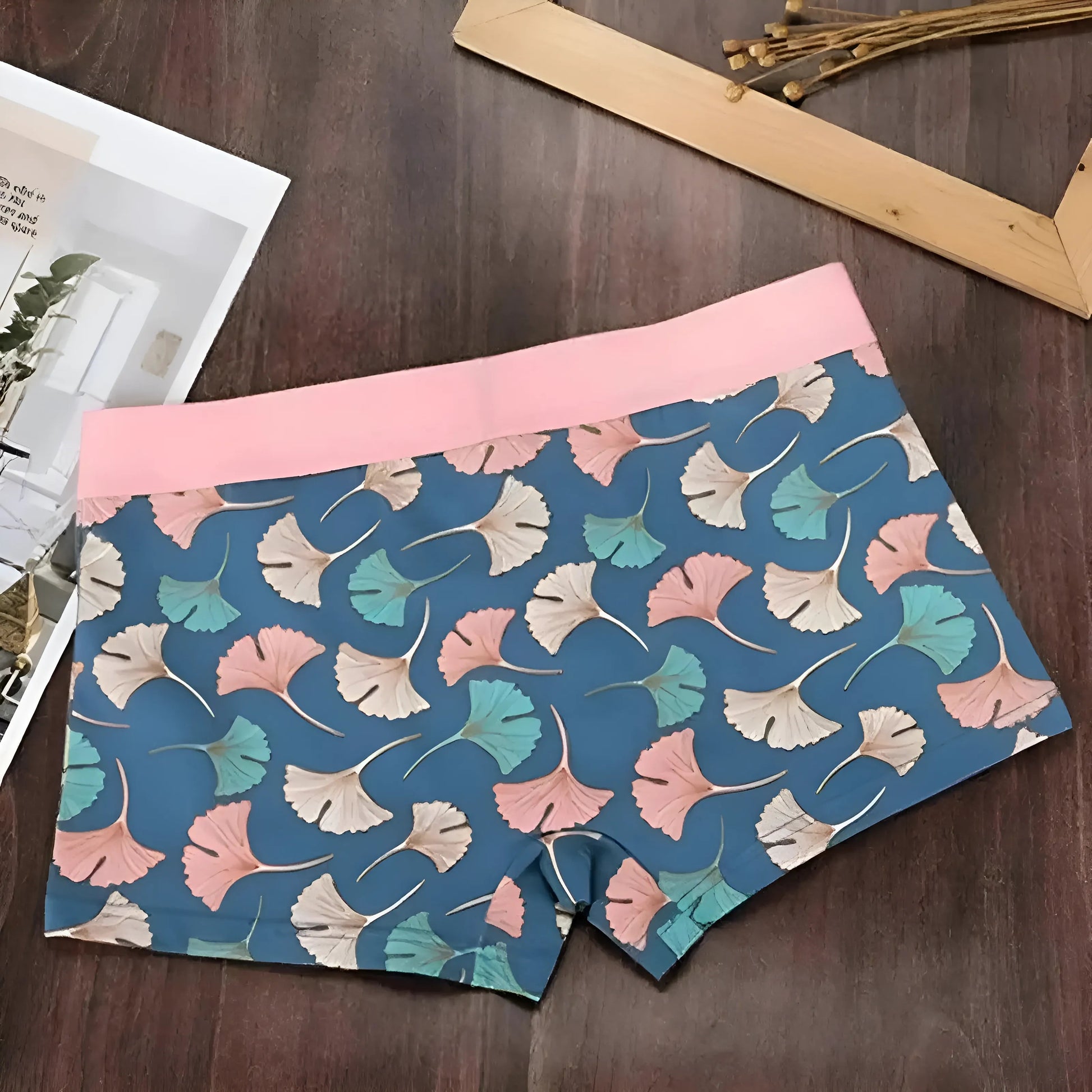  4 Paquet de Boxers pour Hommes en Motifs Pastel