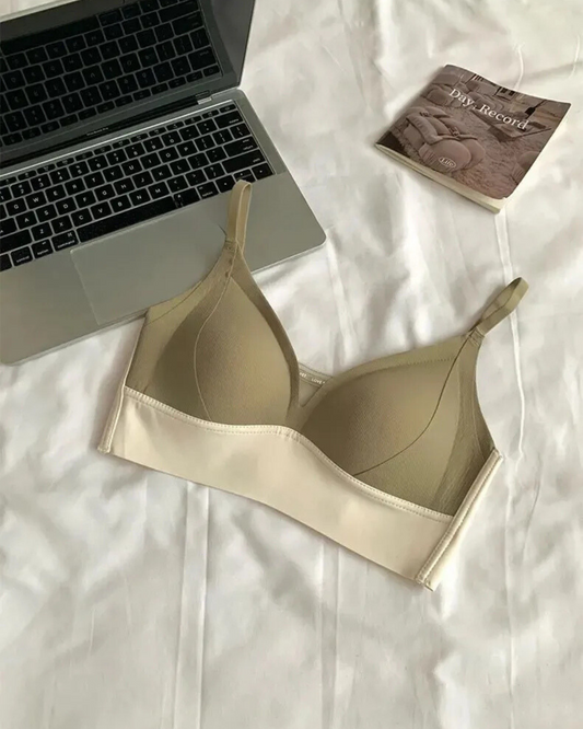 Soutien-gorge bralette doux avec bas décoratif