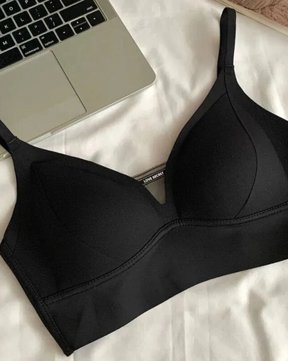 Soutien-gorge bralette doux avec bas décoratif