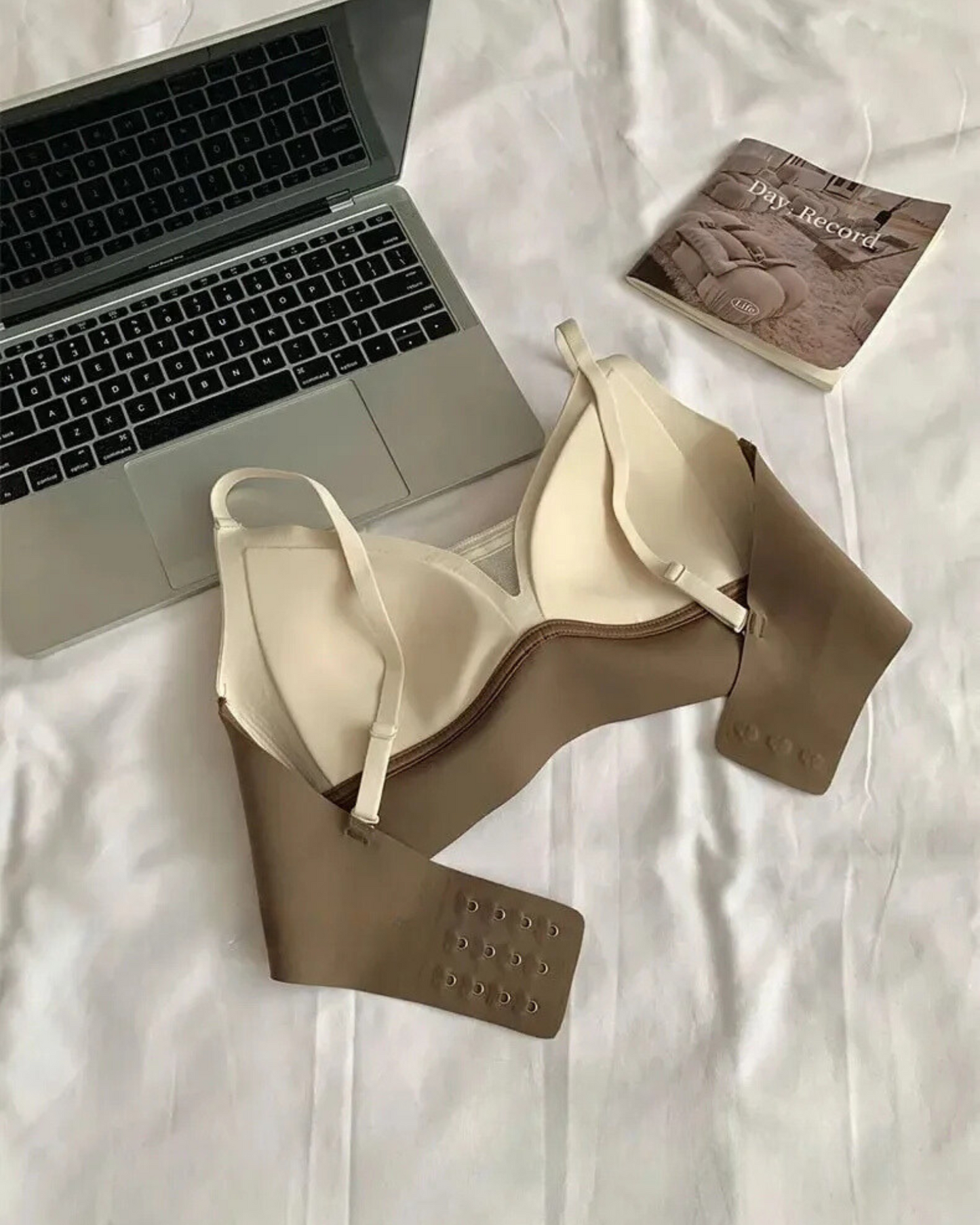 Soutien-gorge bralette doux avec bas décoratif