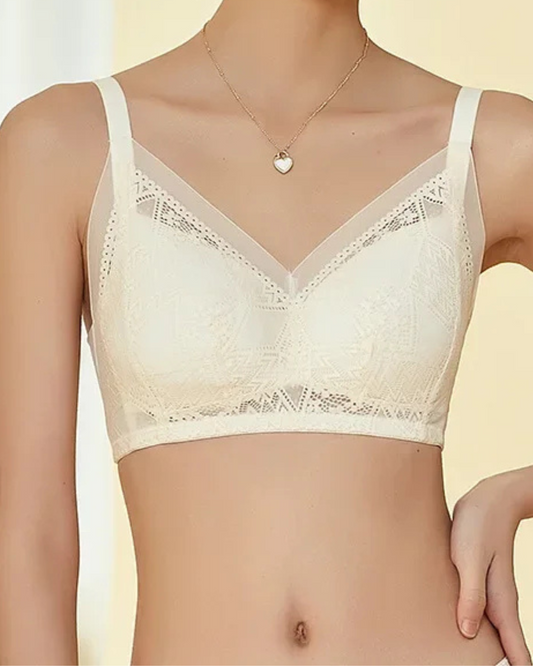 Soutien-gorge bralette doux avec dentelle et mesh