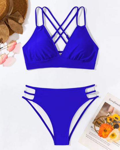Maillot de bain avec des bretelles croisées dans le dos