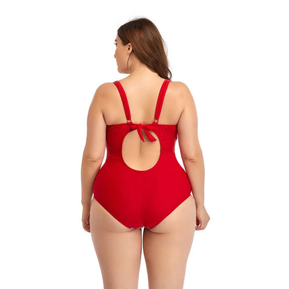 Maillot de bain une pièce fleuri grandes tailles