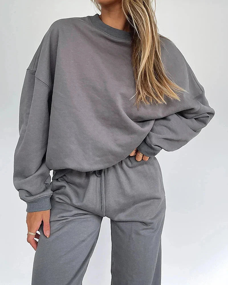 Ensemble de survêtement ample avec sweat à capuche