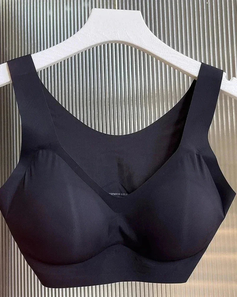 Soutien-gorge doux sans coutures avec larges bretelles