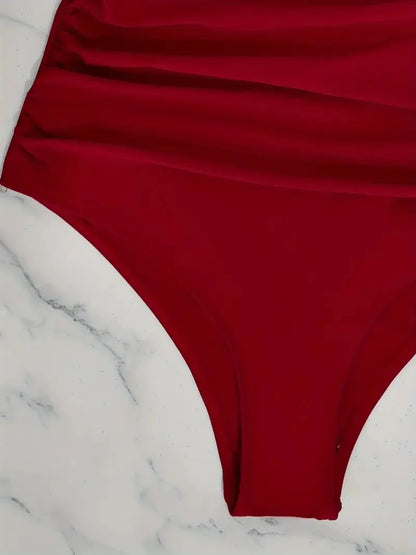 Maillot une pièce noir gainant à résille contrastée