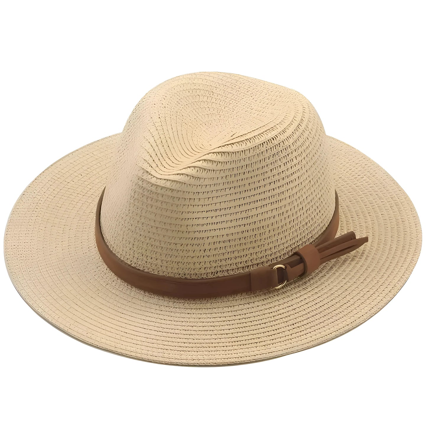 Beige Chapeau de plage universel